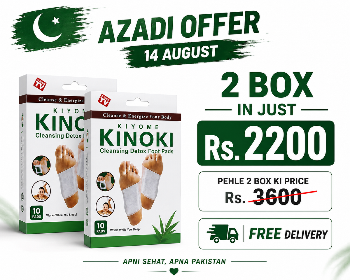 Kinoki Detox Foot Pads – 2 Boxes for Rs. 2199 | Free Delivery