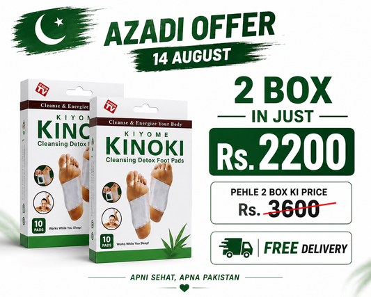 Kinoki Detox Foot Pads – 2 Boxes for Rs. 2199 | Free Delivery